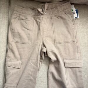 Calvin Klein Beige Cargo Jogger Pants